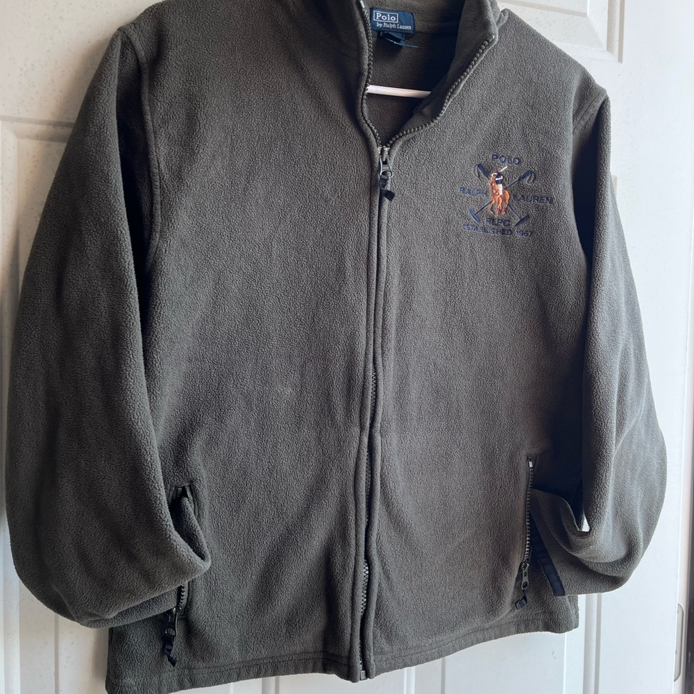 Polo by Ralph Lauren Gray Fleece Pullover